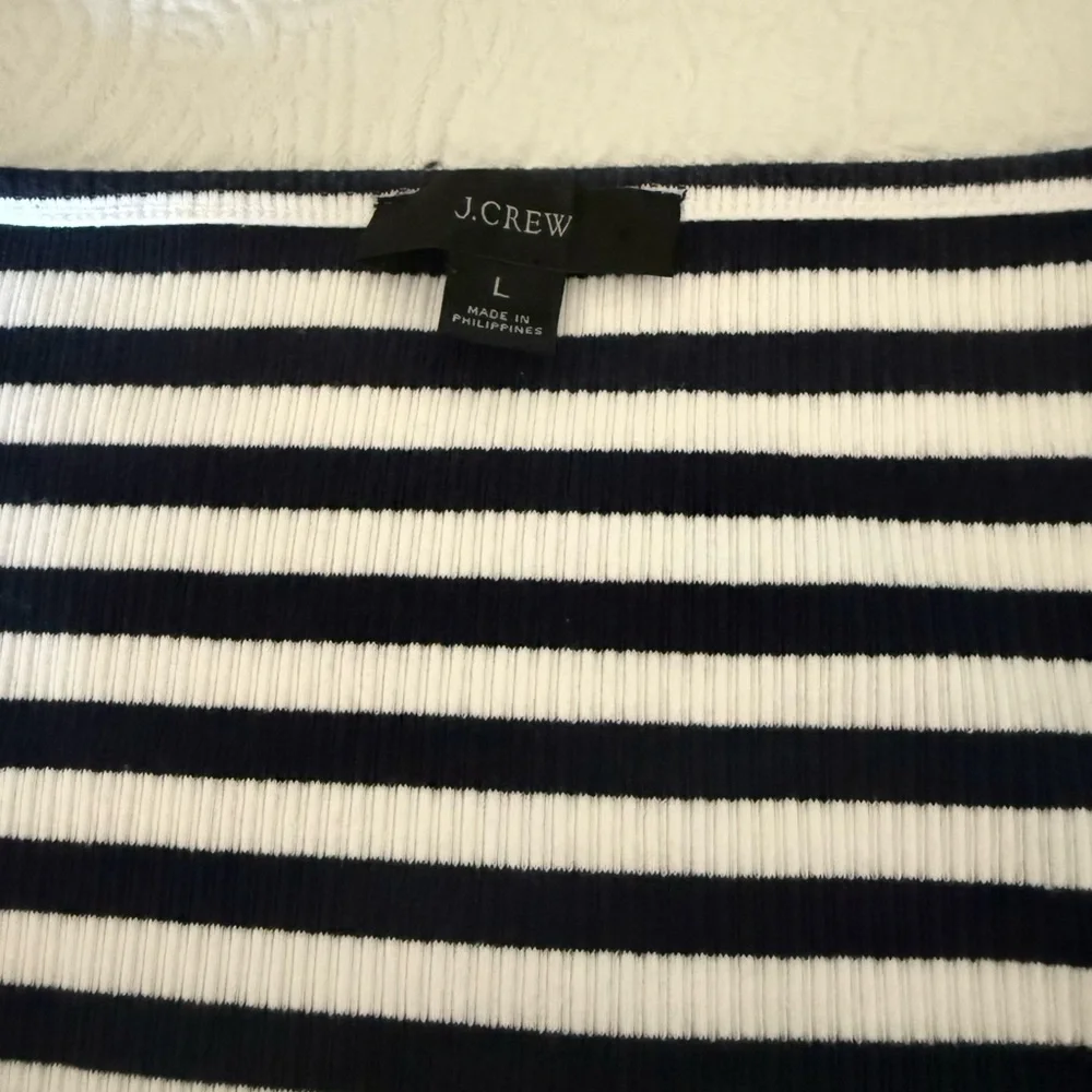 J. Crew Navy & White Striped Top❗️